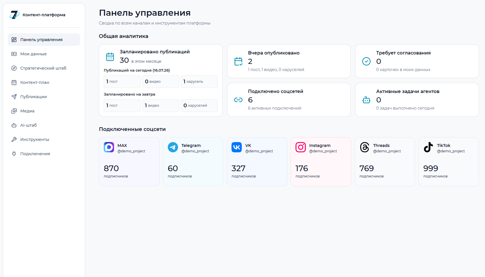 Платформа Агент 007раз: семь слоев работы с контентом, AI-редакция и контроль публикаций