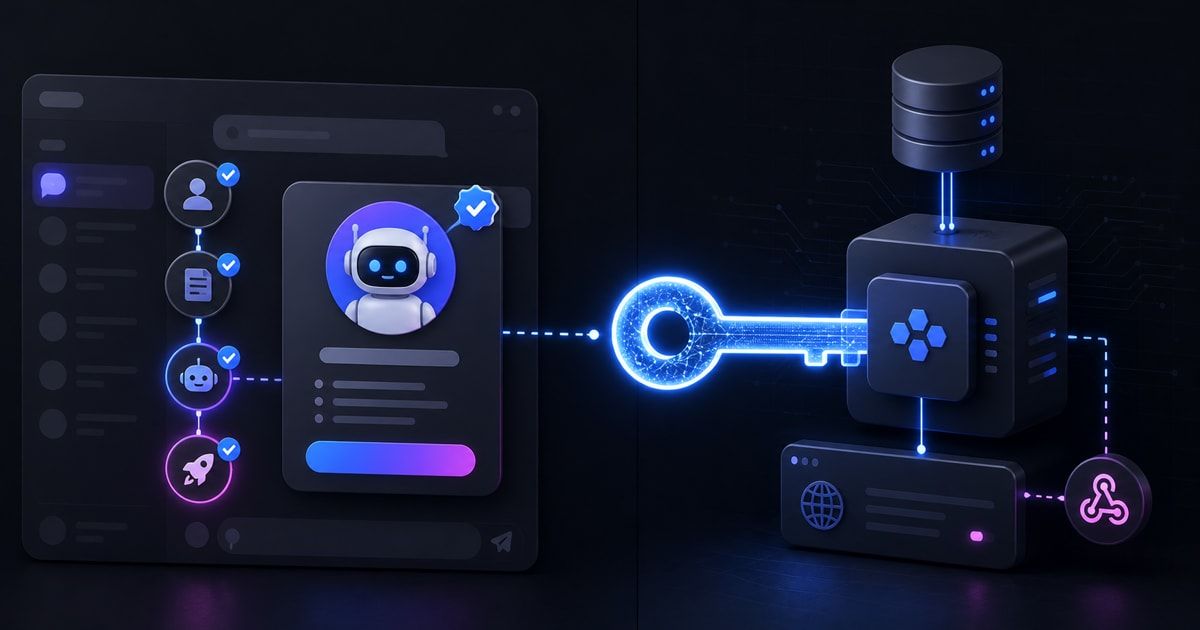 Схема подключения бизнес-бота MAX к API через защищённый токен